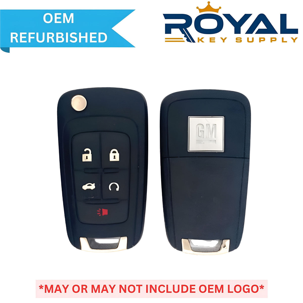 GM Refurbished 2011 - 2021 Regal, Malibu PEPS Remote Flip Key 5B Trunk/Remote Start FCCID: OHT05918179 PN# 5927058 - Royal Key Supply