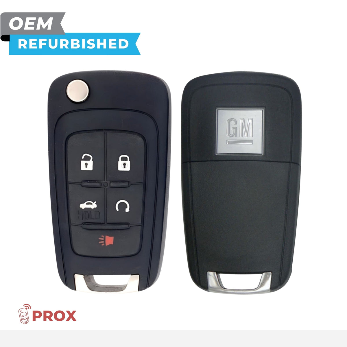 GM Refurbished 2011-2021 Regal, Malibu PEPS Remote Flip Key 5B Trunk/Remote Start FCCID: OHT05918179 PN 5927058 - Royal Key Supply