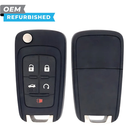GM Refurbished 2014-2018 Impala, Malibu, Sonic Remote Flip Key 5B Trunk/Remote Start FCCID: KR55WK50073 PN 13586490 - Royal Key Supply