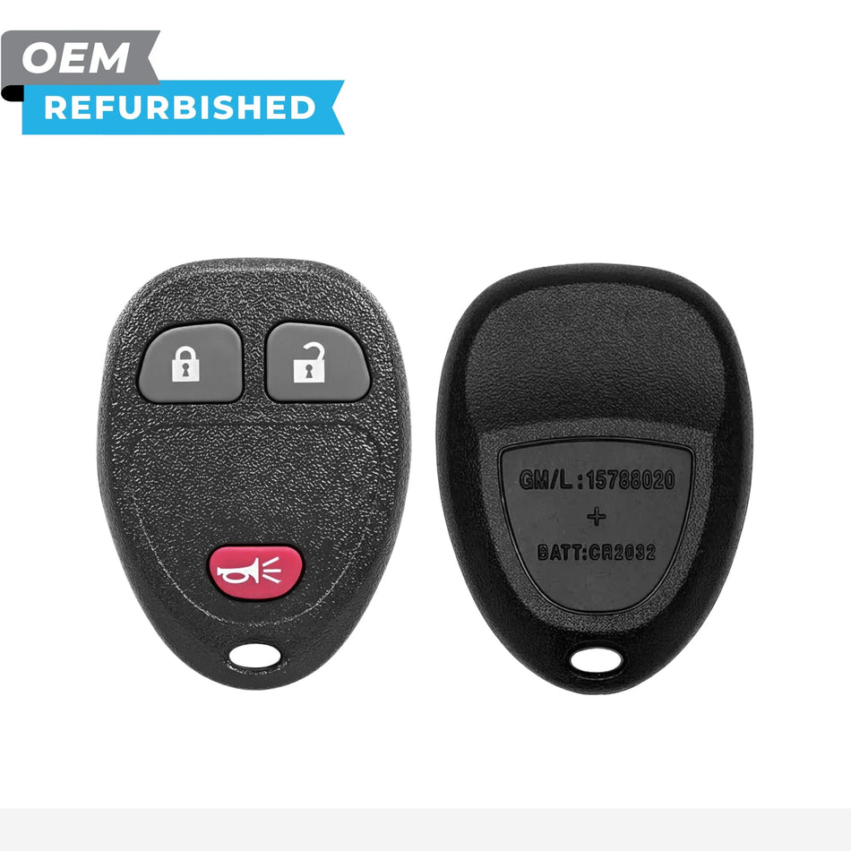 GM Refurbished OEM 2005-2011 Keyless Entry Remote 4B FCCID: KOBGT04A PN 15777636 - Royal Key Supply