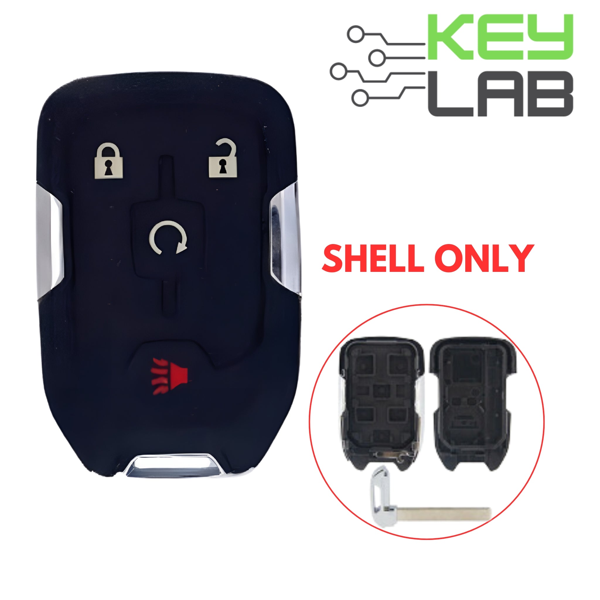 GMC 2015 - 2020 Smart Key SHELL for HYQ1EA - Royal Key Supply