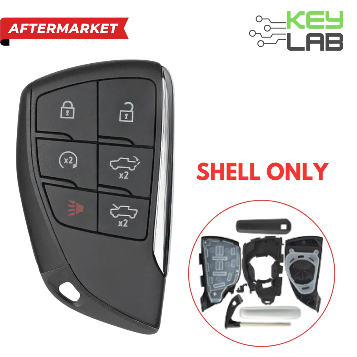 GMC 2022 - 2024 Smart Key SHELL 6B for YG0G21TB2 - Royal Key Supply