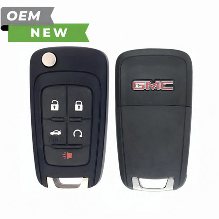GMC New OEM 2010-2023 Terrain Remote Flip Key 5B Trunk/Remote Start FCCID: OHT01060512 PN# 13501514 - Royal Key Supply