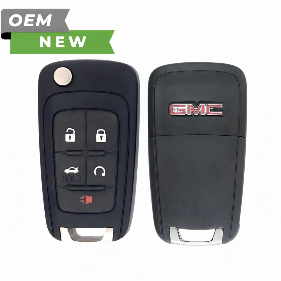 GMC New OEM 2010-2023 Terrain Remote Flip Key 5B Trunk/Remote Start FCCID: OHT01060512 PN# 13501514 - Royal Key Supply
