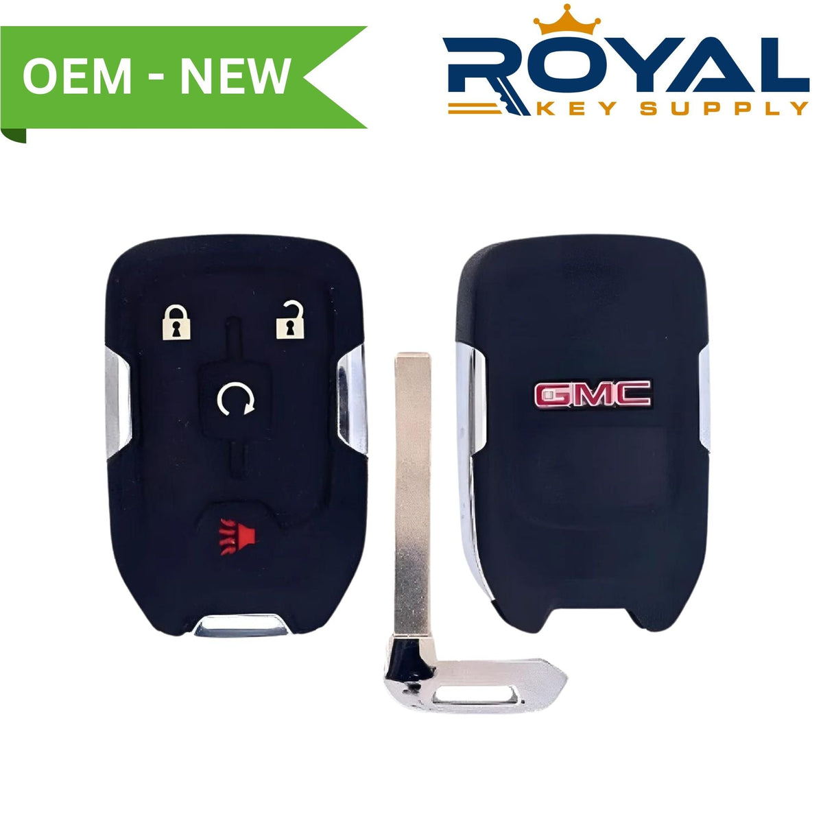 GMC New OEM 2022 - 2024 Terrain Smart Key 4B Remote Start FCCID: HYQ1AS PN# 13522898 - Royal Key Supply