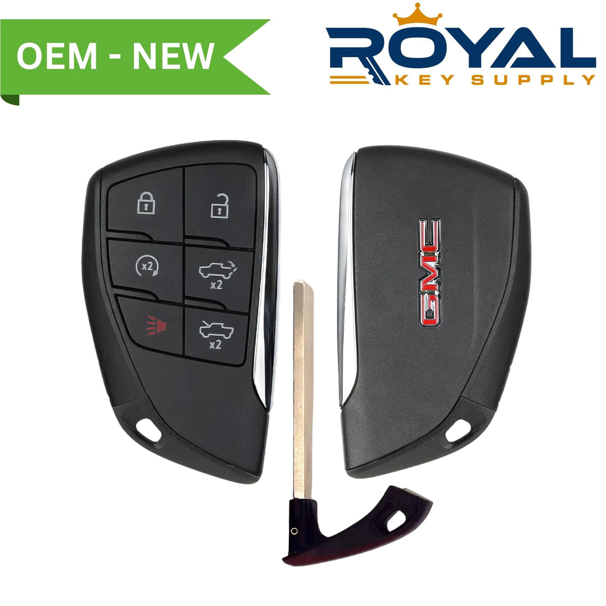 GMC New OEM 2024 - 2025 Sierra EV Smart Key 6B Remote Start Tailgate Hood FCCID: YG0G21TB2 PN# 13560221 - Royal Key Supply