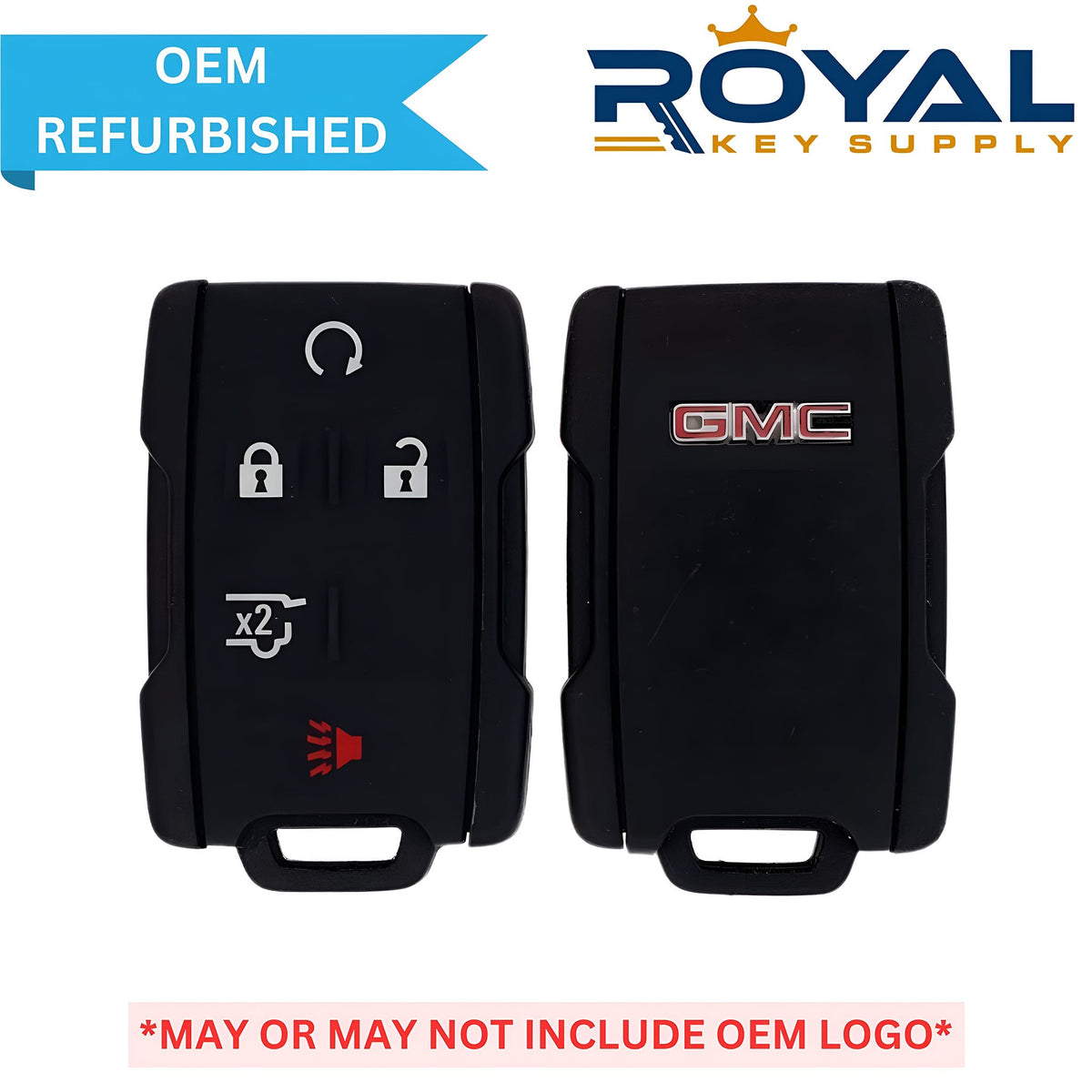 GMC Refurbished 2015 - 2020 Yukon Keyless Entry Remote 5B Hatch Glass/Remote Start FCCID: M3N - 32337100 PN# 13577768 - Royal Key Supply