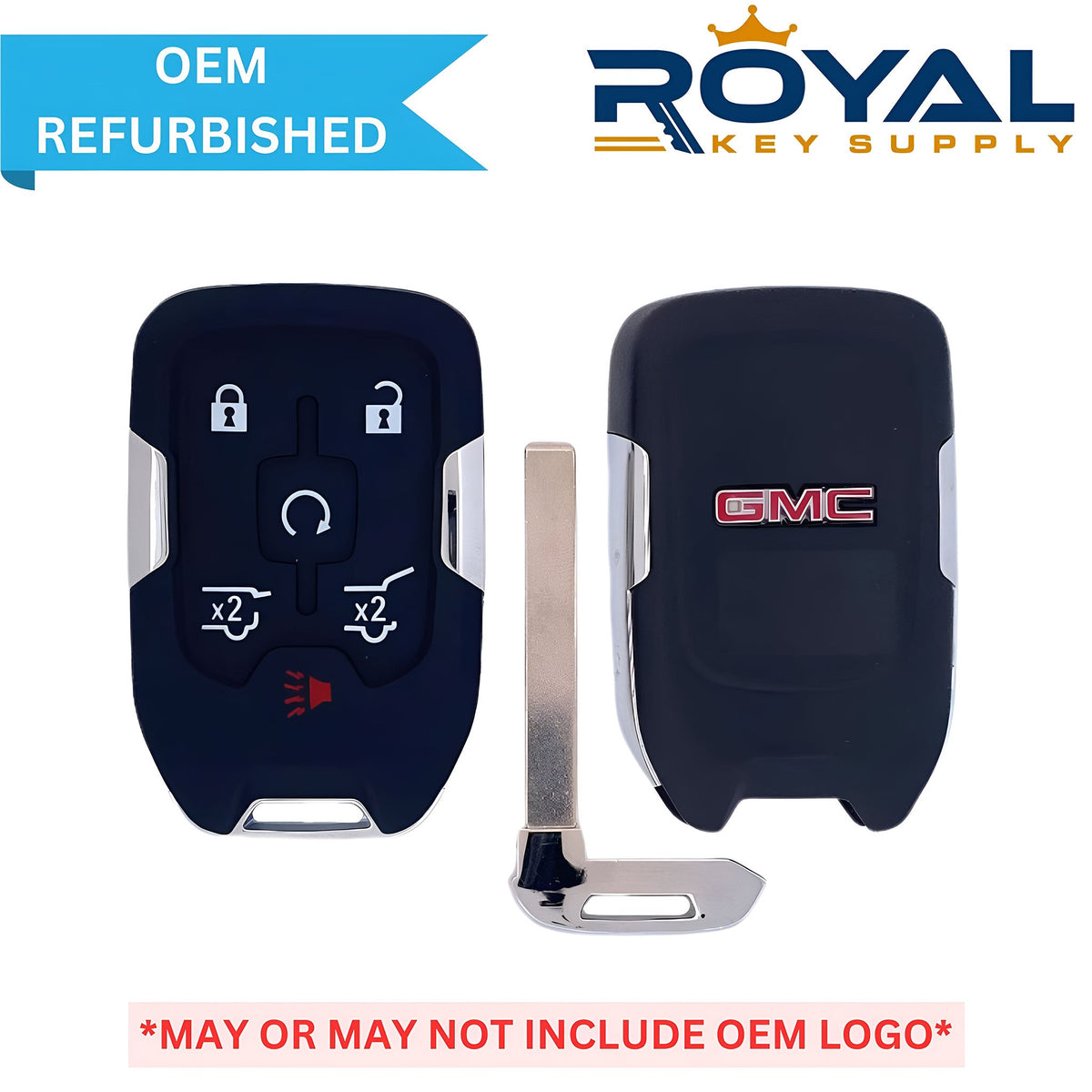 GMC Refurbished 2015 - 2021 Yukon Smart Key 6B Hatch/Hatch Glass/Remote Start FCCID: HYQ1AA PN# 13508280 - Royal Key Supply