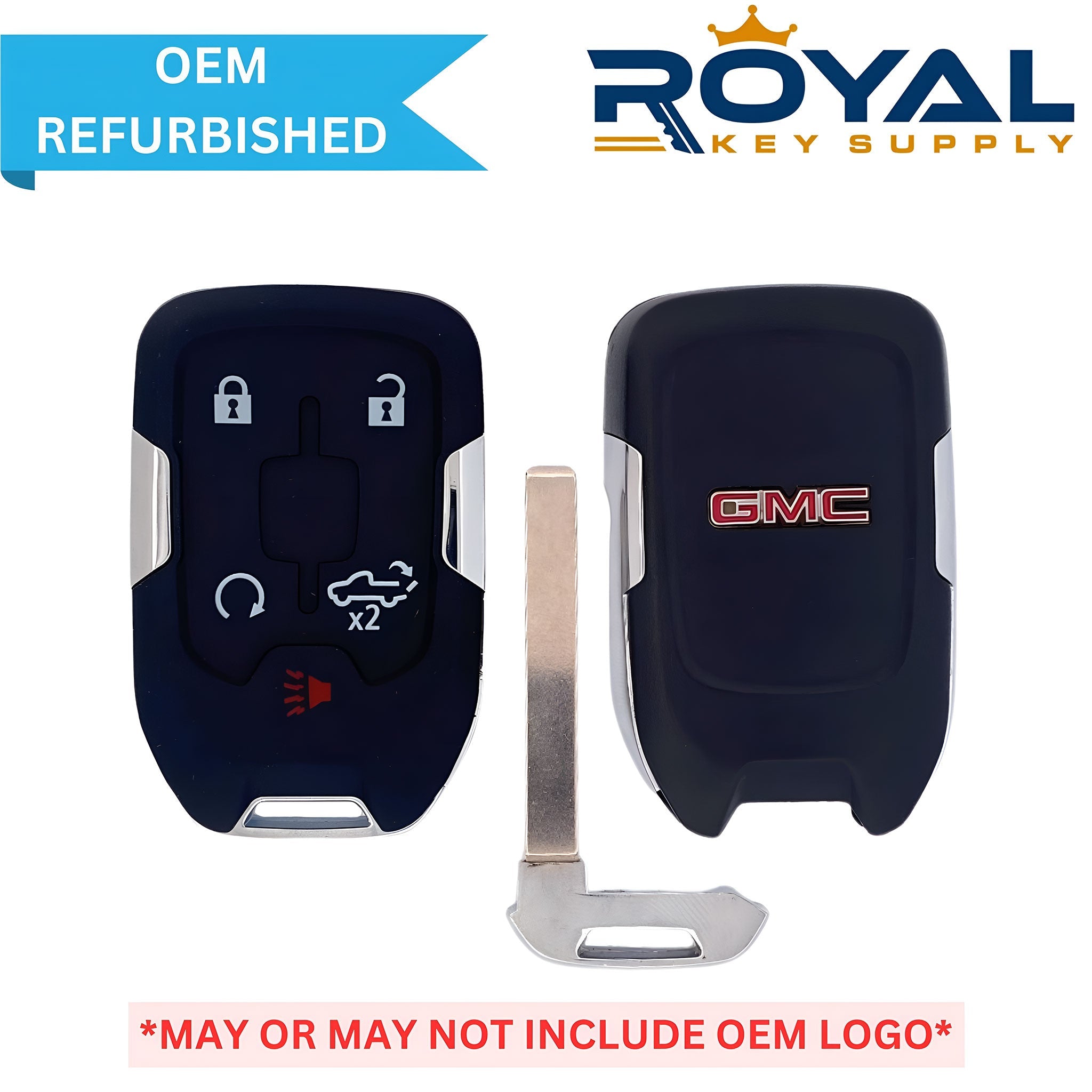 GMC Refurbished 2019 - 2020 Sierra Smart Key 5B Tailgate/Remote Start FCCID: HYQ1EA PN# 13591396 - Royal Key Supply