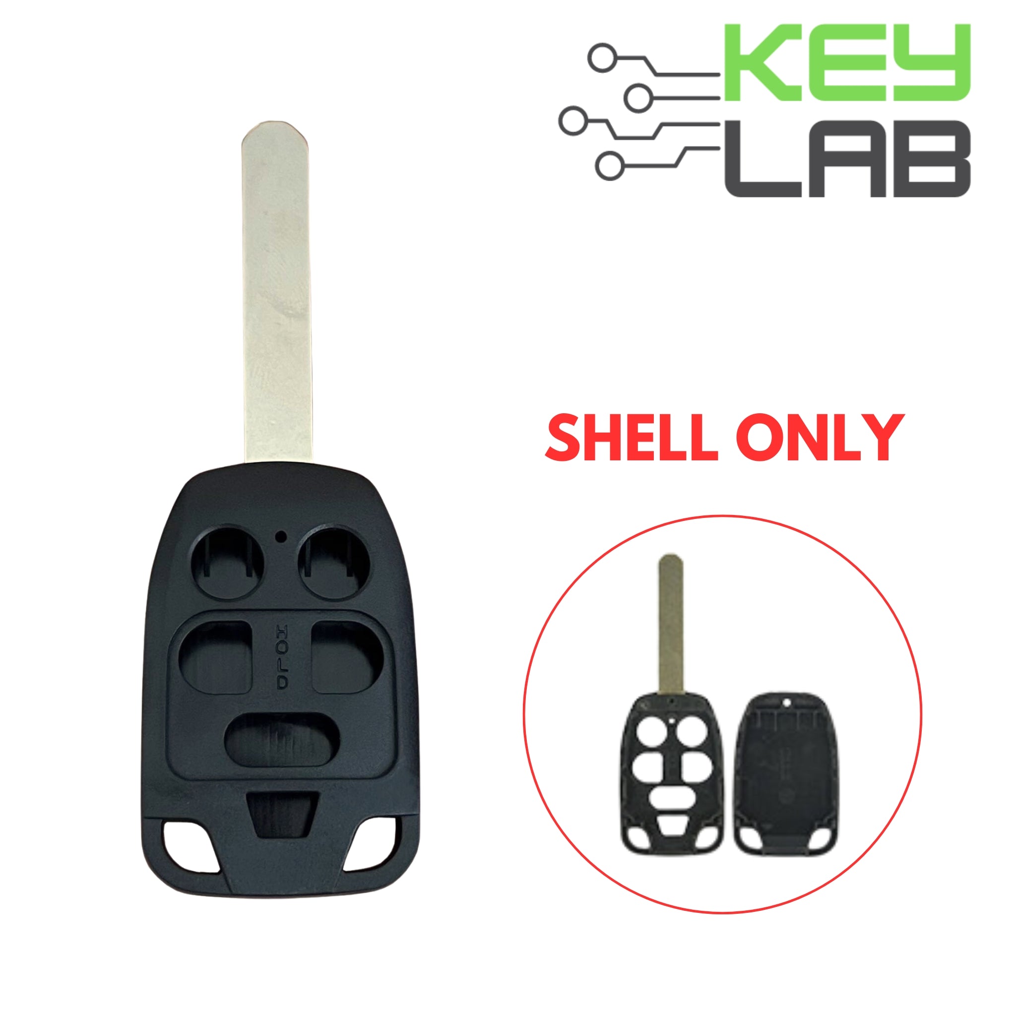 Honda 2011 - 2013 Remote Head Key SHELL for N5F - A04TAA - Royal Key Supply