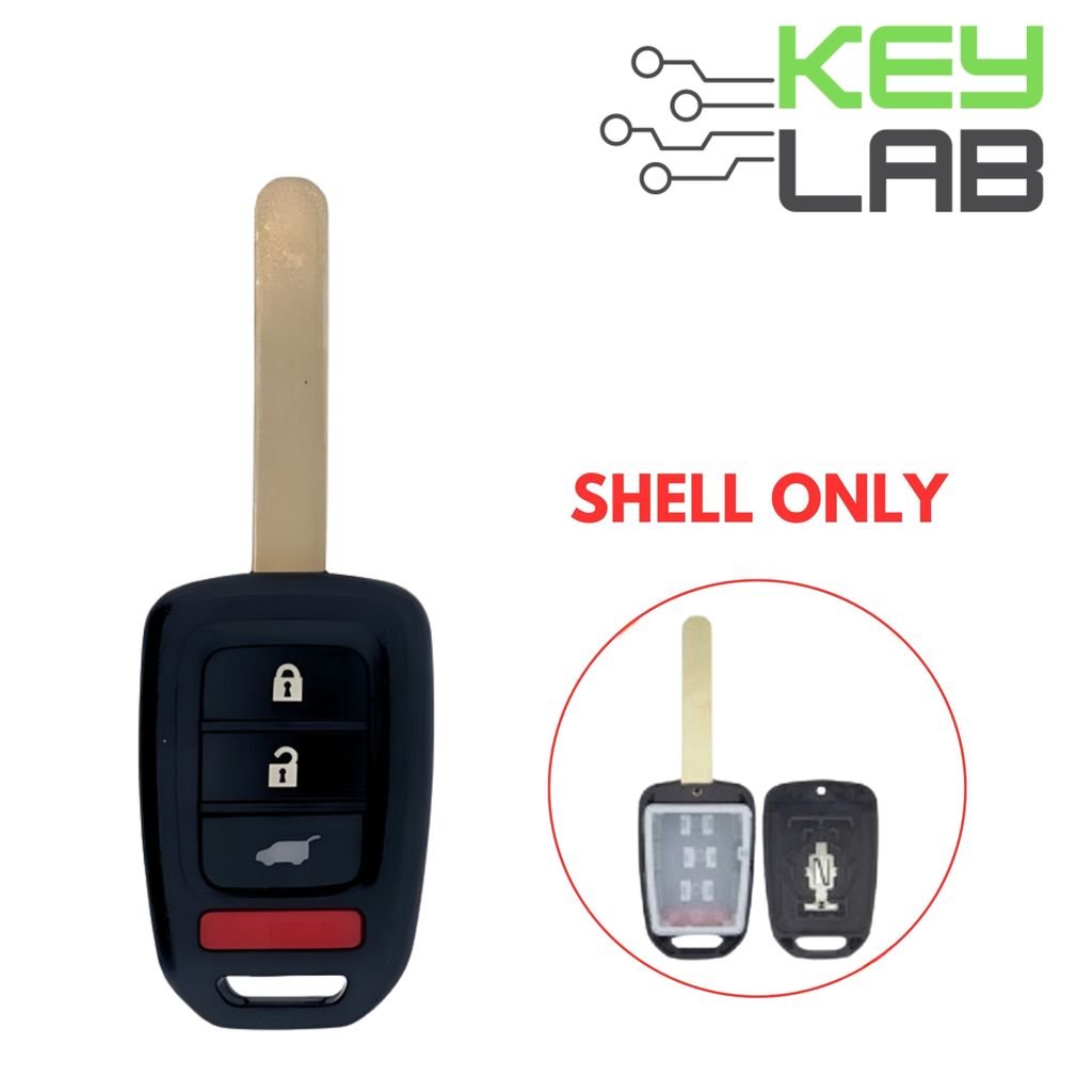 Honda 2014 - 2022 Remote Head Key SHELL for MLBHLIK6 - 1T - Royal Key Supply