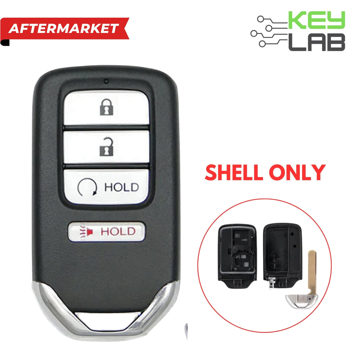 Honda 2017 - 2019 Smart Key SHELL for KR5V2X - Royal Key Supply