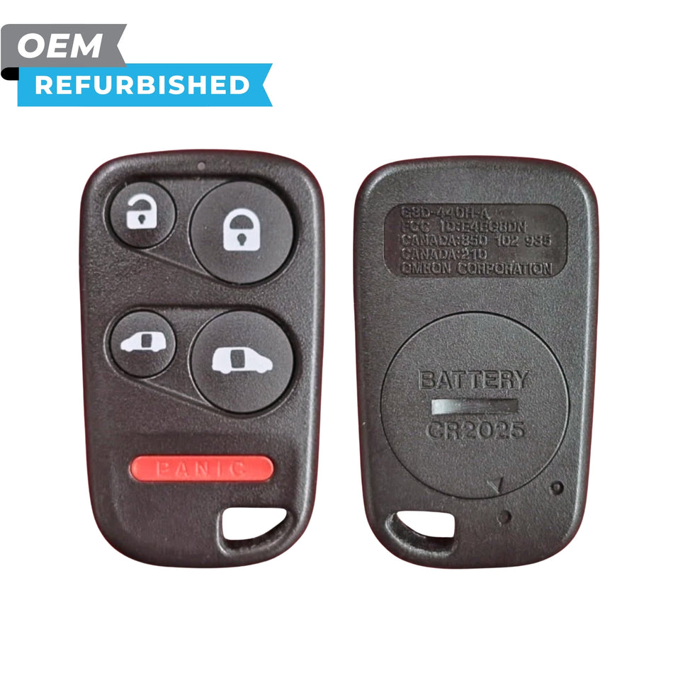 Honda Refurbished 2001-2004 Odyssey Keyless Entry Remote 5B Power Doors FCCID: OUCG8D-440H-A PN 72147-S0X-A02 - Royal Key Supply