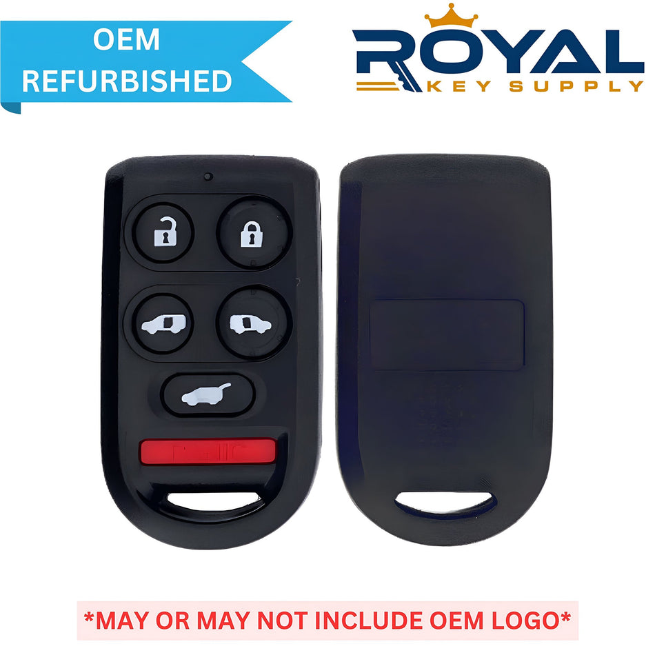 Honda Refurbished 2005 - 2010 Odyssey Keyless Entry Remote 6B Side Doors/Hatch FCCID: OUCG8D - 399H - A PN# 72147 - SHJ - A61 - Royal Key Supply