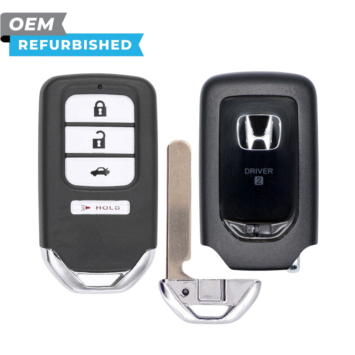 Honda Refurbished 2013-2015 Accord, Civic Smart Key (Memory 2) 4B Trunk FCCID: ACJ932HK1210A PN 72147-T2A-A21 - Royal Key Supply
