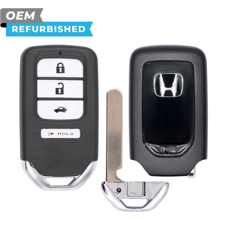 Honda Refurbished 2013-2015 Accord, Civic Smart Key (No Memory) 4B Trunk FCCID: ACJ932HK1210A PN 72147-T2A-A01 - Royal Key Supply