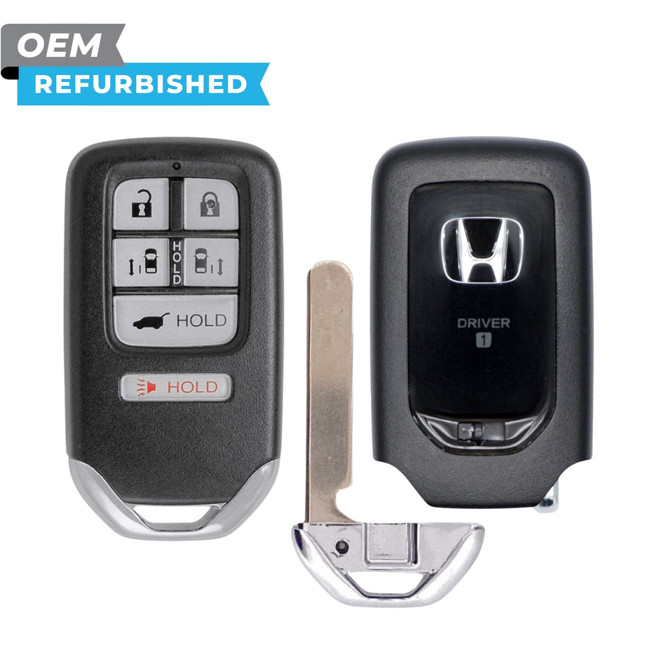 Honda Refurbished 2014-2017 Odyssey EXL/Touring Smart Key (Memory 1) 6B Power Doors/Hatch FCCID: KR5V1X PN 72147-TK8-A61 - Royal Key Supply