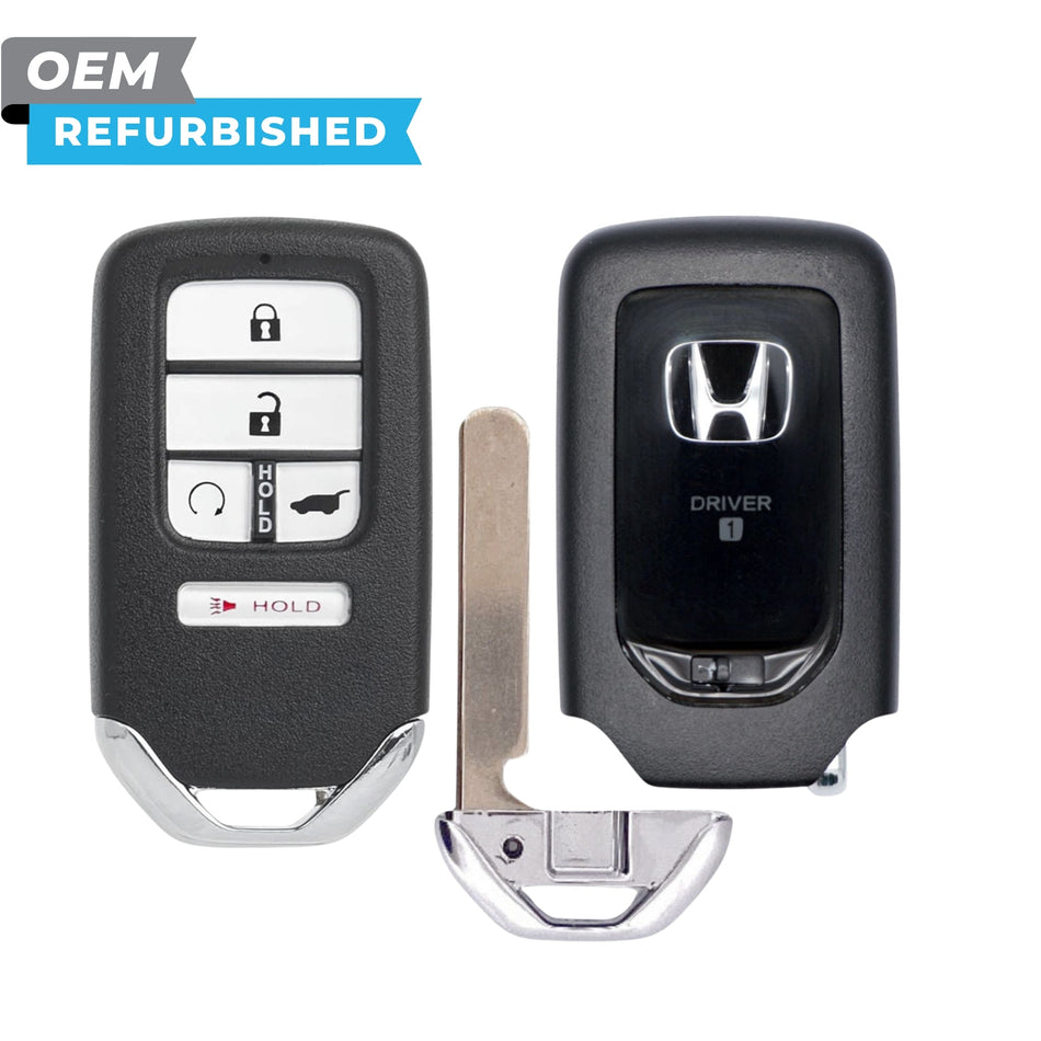 Honda Refurbished 2019-2024 Passport, Pilot Smart Key (Memory 1) 5B FCCID Remote Start/Hatch FCCID: KR5V44 - KR5T44 PN 72147-TG7-AA1 - Royal Key Supply