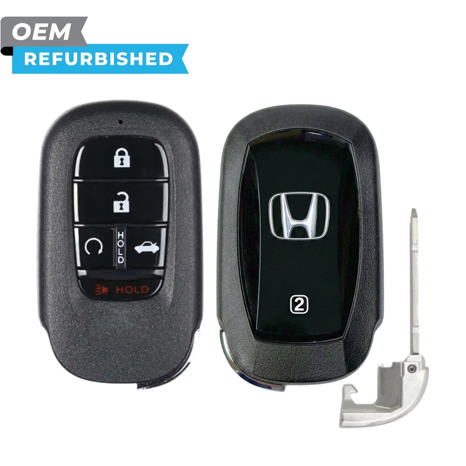 Honda Refurbished OEM 2023-2024 Accord, Civic Smart Key 5B Trunk/Remote Start (Driver 2) FCCID: KR5TP-4 PN 72147-30A-A11 - Royal Key Supply