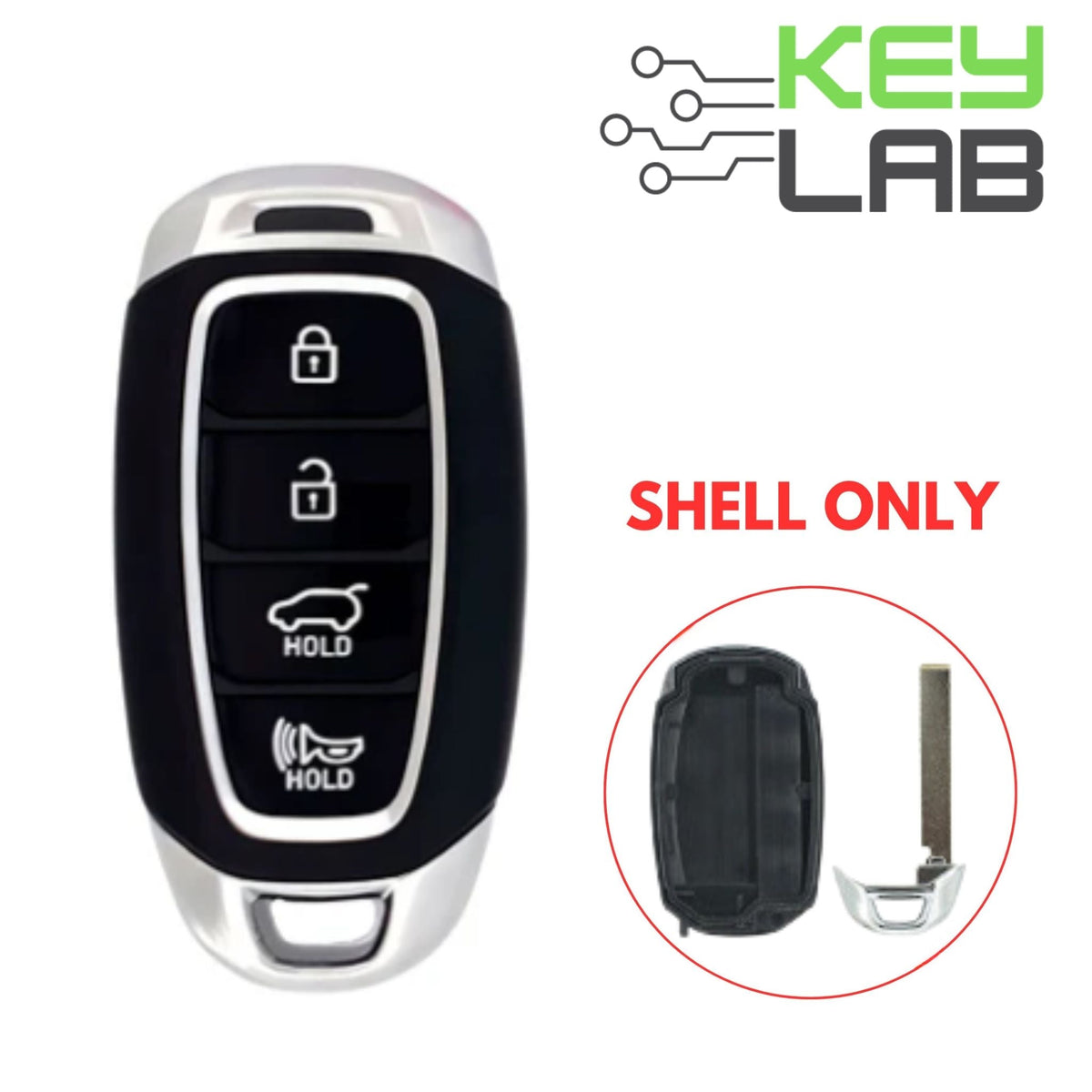 Hyundai 2018 - 2021 Smart Key SHELL 4B - Royal Key Supply