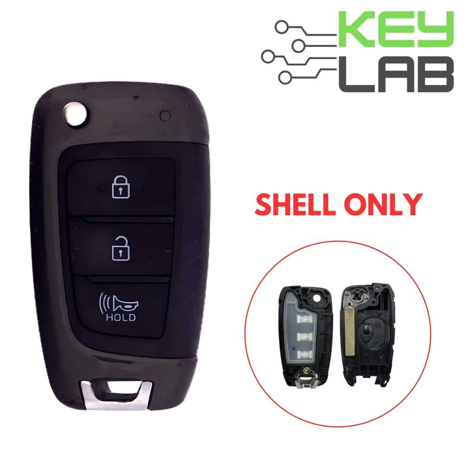 Hyundai 2020 - 2022 Remote Flip Key 3B SHELL For TQ8 - RKE - 4F41 - Royal Key Supply