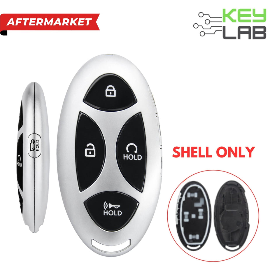 Hyundai 2024 - 2025 Smart Key 5B Hatch SHELL for TQ8 - FOB - 4F61M43 - Royal Key Supply