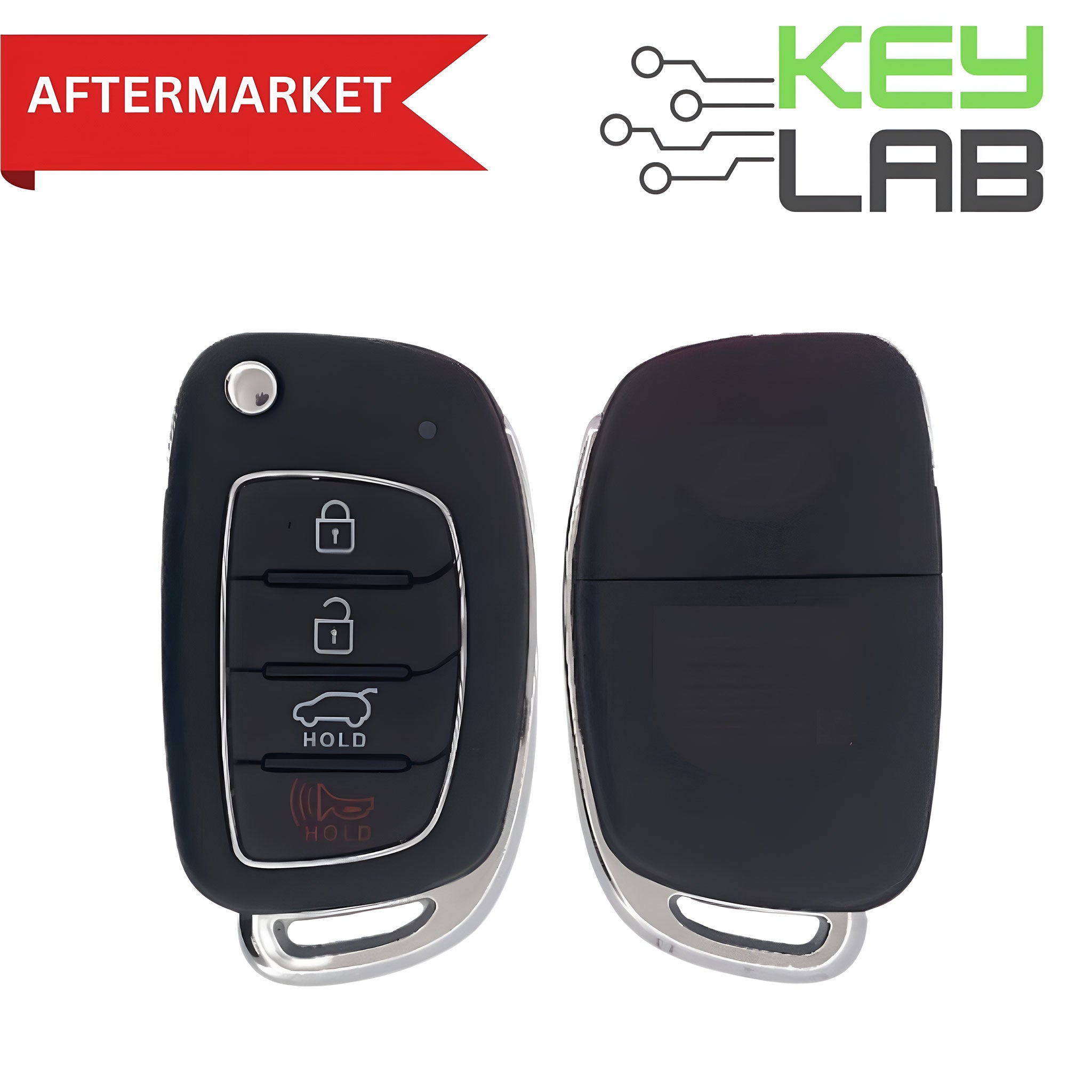 Hyundai Aftermarket 2013 - 2016 Santa Fe Remote Flip Key 4B Hatch FCCID: TQ8 - RKE - 3F04 PN# 95430 - 4Z100 - Royal Key Supply