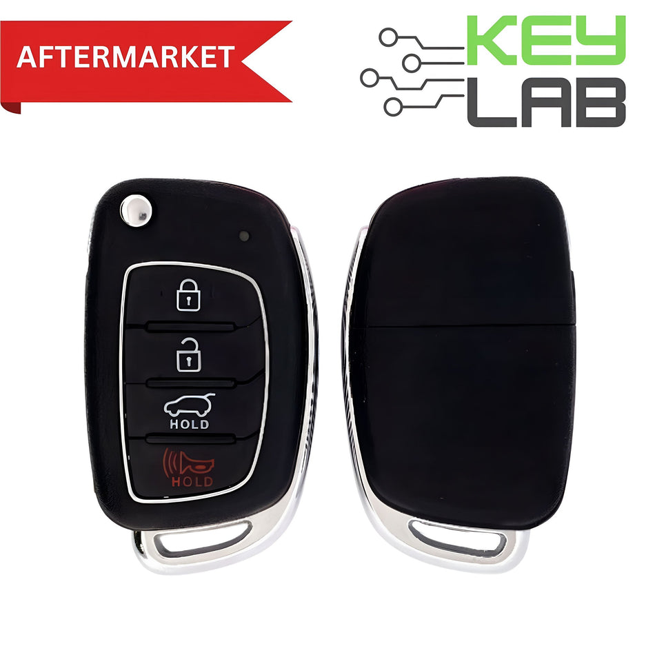 Hyundai Aftermarket 2015 - 2019 Santa Fe Remote Flip Key 4B Hatch FCCID: TQ8 - RKE - 4F31 PN# 95430 - 2W110 - Royal Key Supply