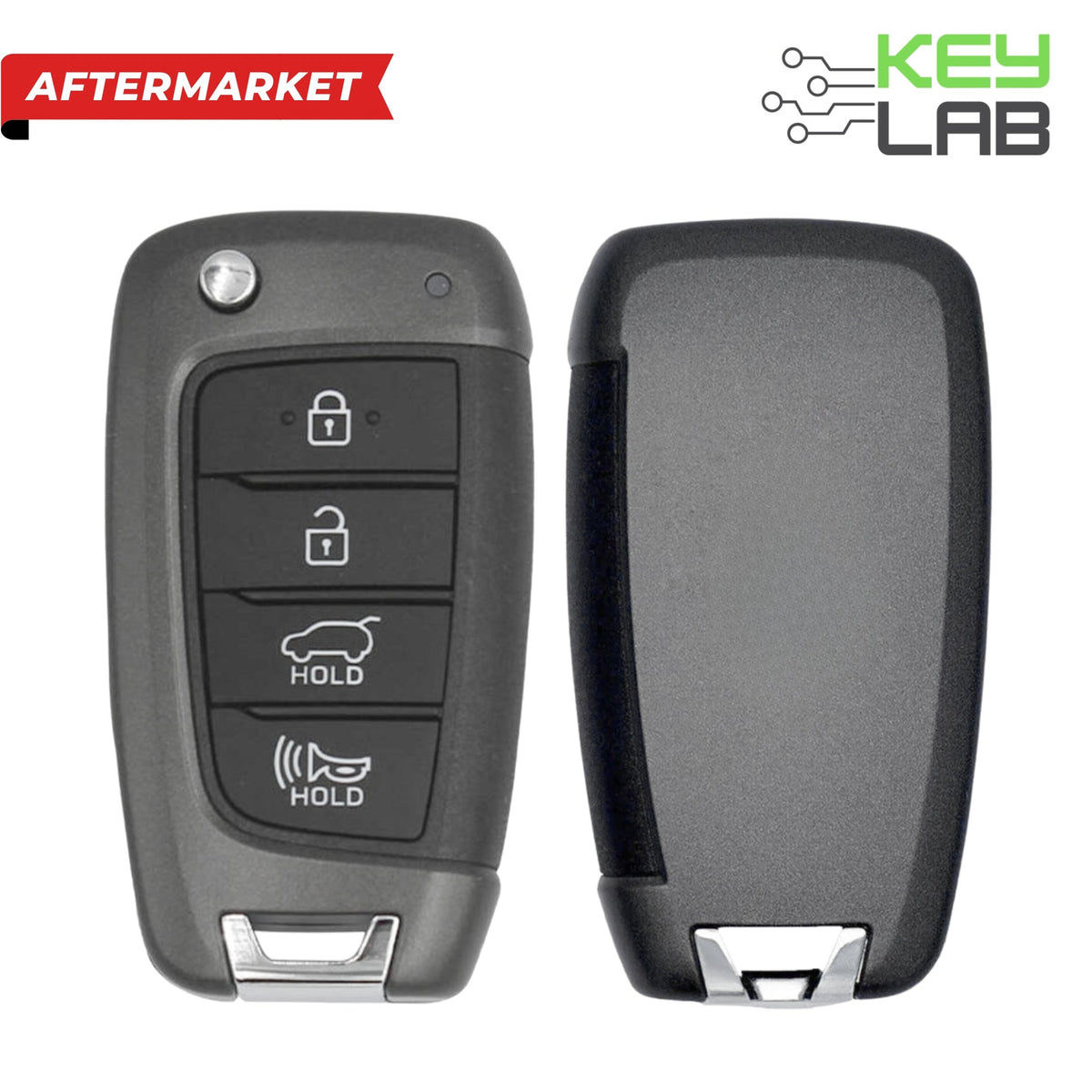 Hyundai Aftermarket 2018 - 2021 Santa Fe Remote Flip Key 4B Hatch FCCID: TQ8 - RKE - 4F39 PN 95430 - S2000 - Royal Key Supply