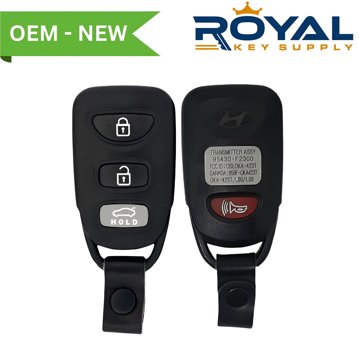 Hyundai New OEM 2016 - 2020 Elantra Keyless Entry Remote 4B Trunk FCCID: OSLOKA - 423T PN# 95430 - F2300 - Royal Key Supply