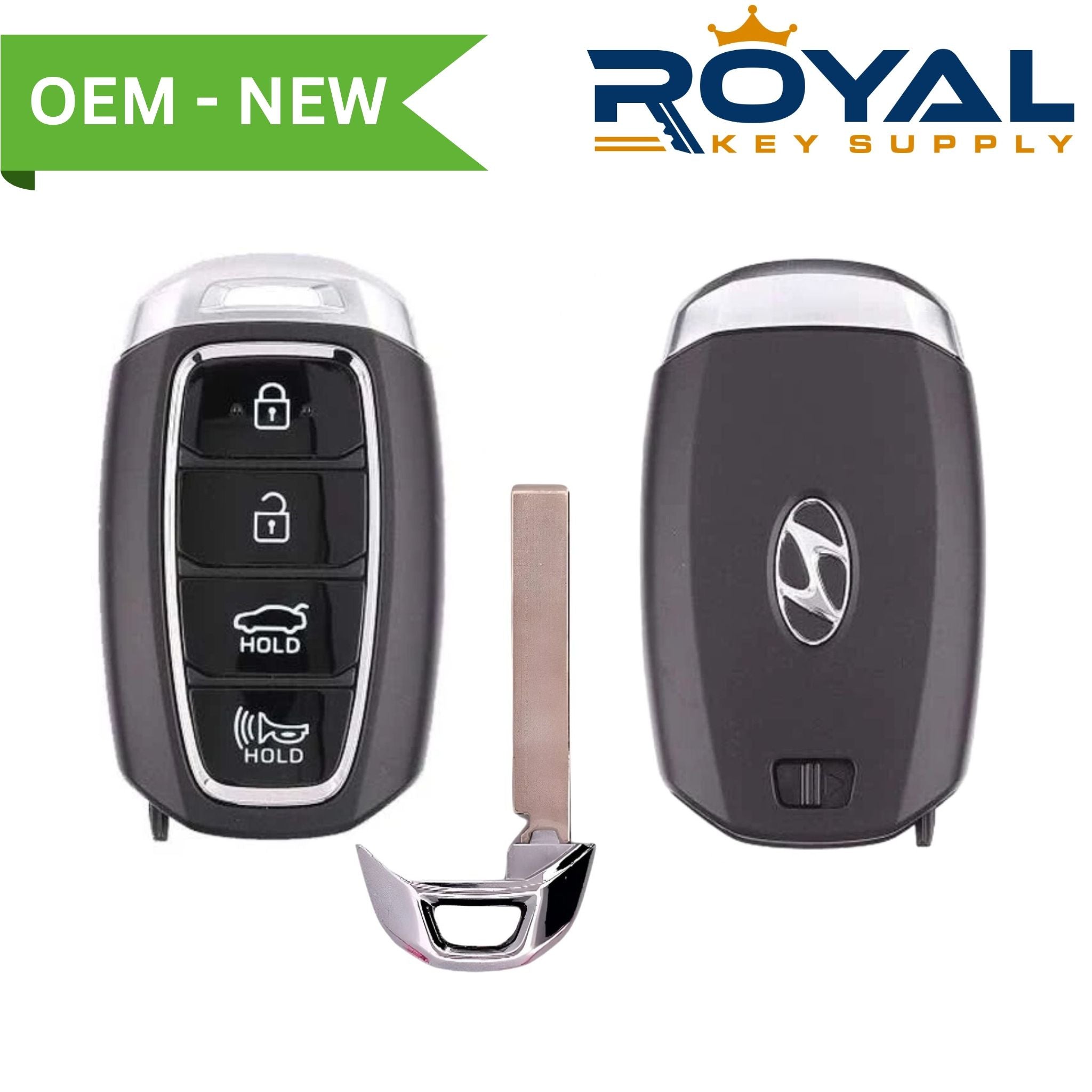 Hyundai New OEM 2017 - 2022 Accent Limited Smart Key 4B Trunk FCCID: NYOSYEC4FOB1608 PN# 95440 - J0100 - Royal Key Supply