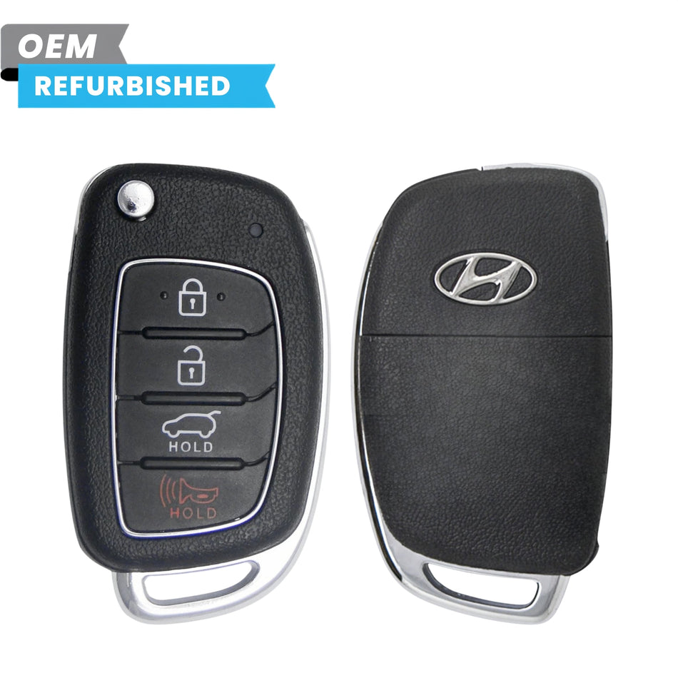 Hyundai Refurbished 2015-2019 Santa Fe Remote Flip Key 4B Hatch FCCID: TQ8-RKE-4F31 PN 95430-2W110 - Royal Key Supply