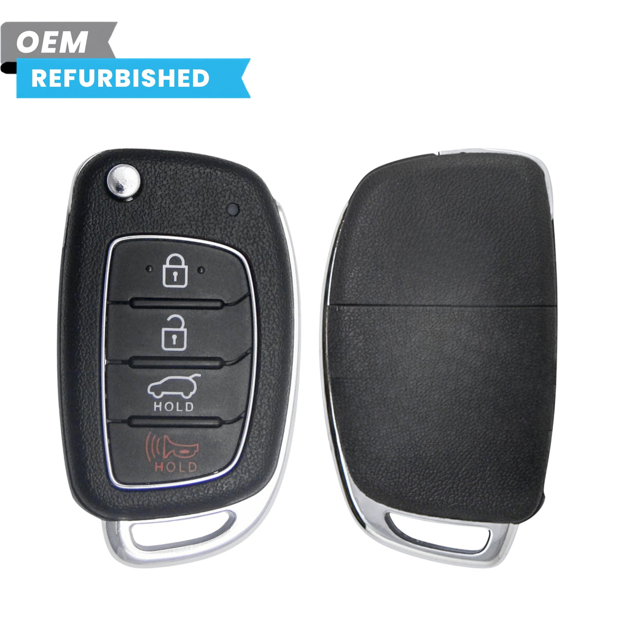 Hyundai Refurbished 2015-2019 Santa Fe Remote Flip Key 4B Hatch FCCID: TQ8-RKE-4F31 PN 95430-2W110 - Royal Key Supply