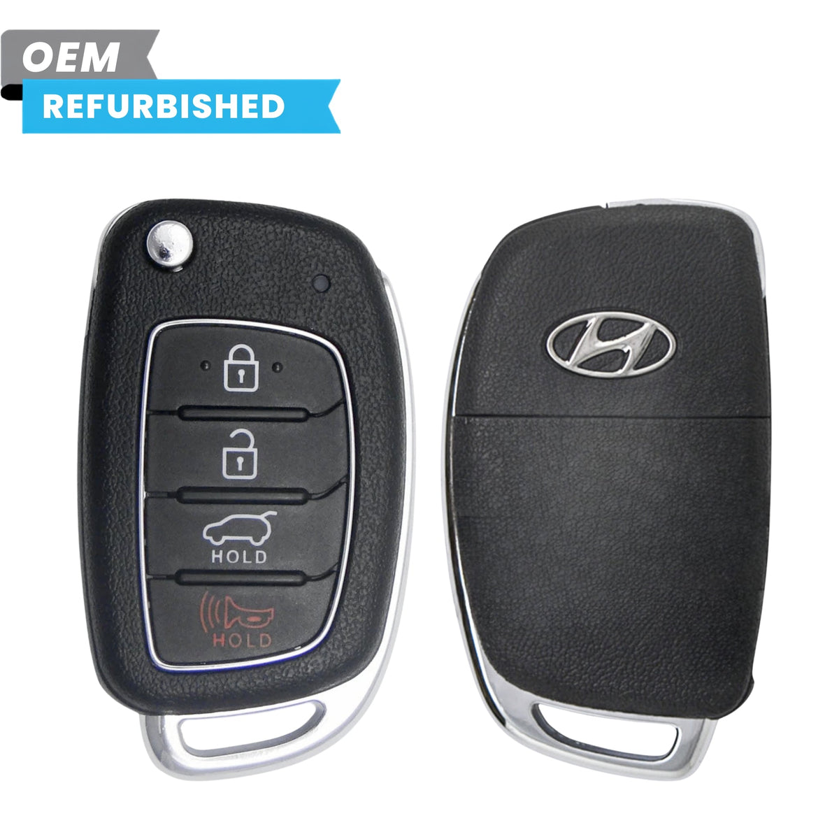 Hyundai Refurbished 2015-2021 Tucson Remote Flip Key 4B Hatch FCCID: TQ8-RKE-4F25 PN 95430-D3010 - Royal Key Supply