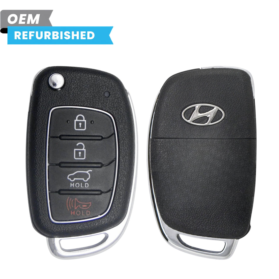 Hyundai Refurbished 2015-2021 Tucson Remote Flip Key 4B Hatch FCCID: TQ8-RKE-4F25 PN 95430-D3010 - Royal Key Supply