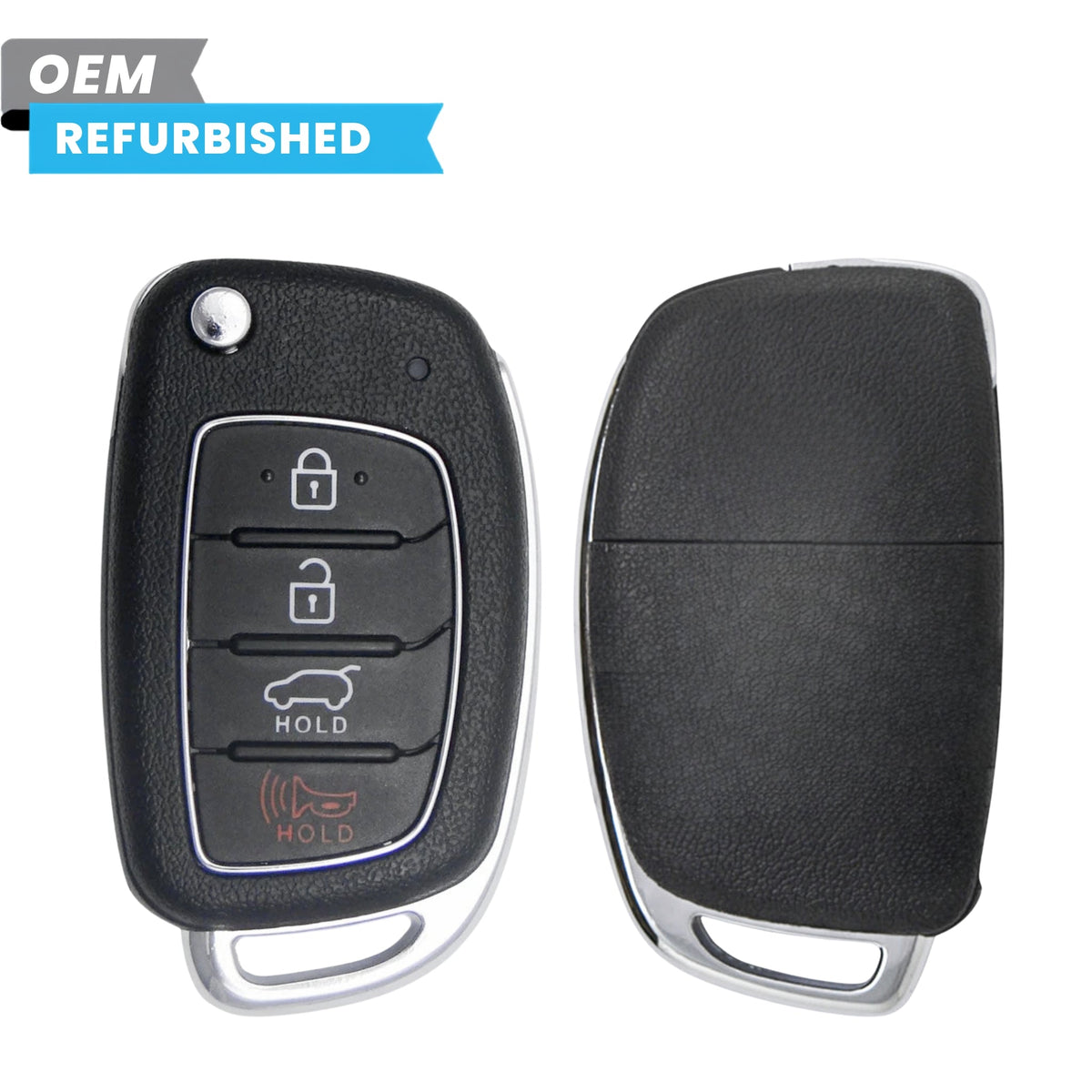 Hyundai Refurbished 2015-2021 Tucson Remote Flip Key 4B Hatch FCCID: TQ8-RKE-4F25 PN 95430-D3010 - Royal Key Supply