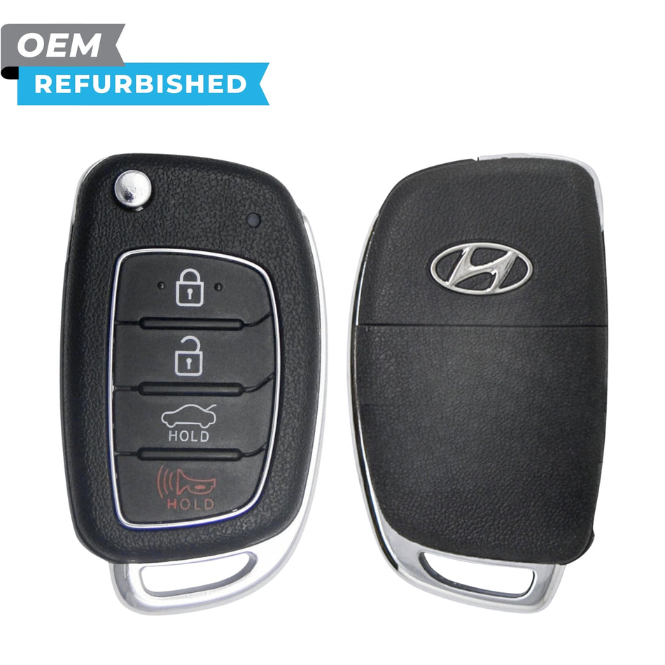 Hyundai Refurbished 2017-2020 Sonata Remote Flip Key 4B Trunk FCCID: TQ8-RKE-4F25 (LF 4BT) PN 95430-C1210, 95430-C2210 - Royal Key Supply