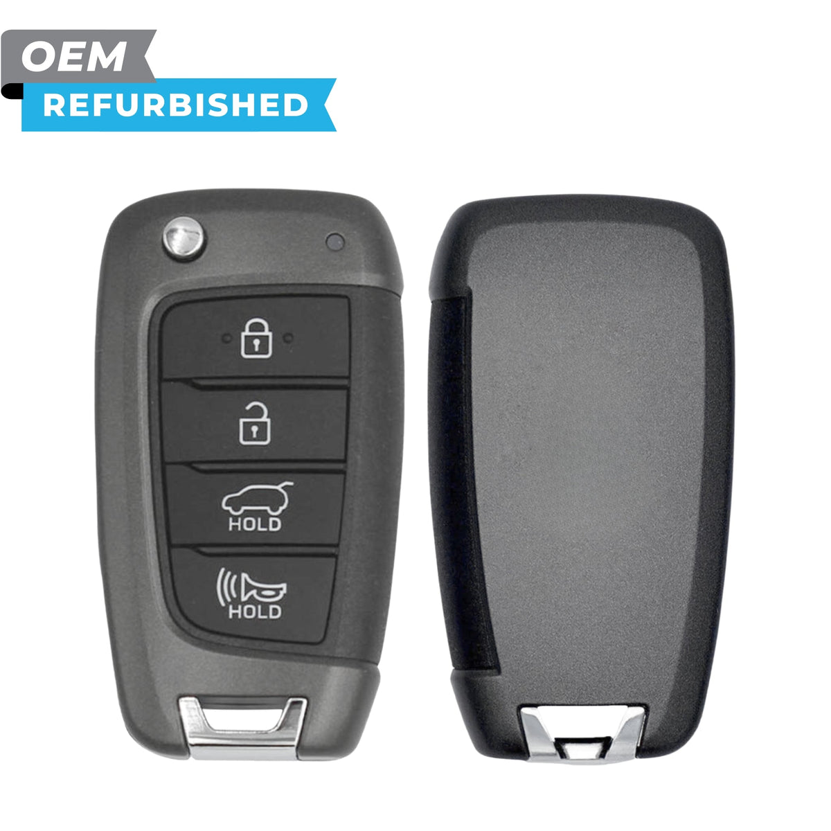 Hyundai Refurbished 2018-2021 Kona Remote Flip Key 4B Hatch FCCID: OSLOKA-450T (OS) PN 95430-J9500 - Royal Key Supply