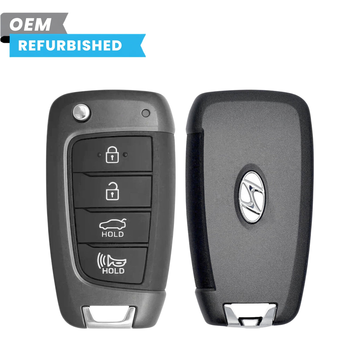 Hyundai Refurbished 2018-2022 Accent Remote Flip Key 4B Hatch FCCID: NYOSYEC4TX1707 (HC 4BT-TP) PN 95430-J0800 (Canada) - Royal Key Supply