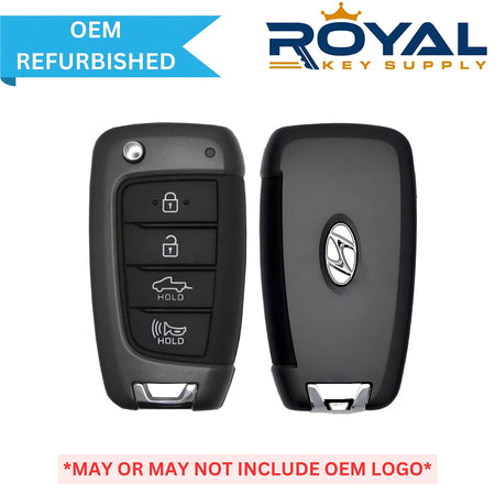 Hyundai Refurbished 2021 - 2024 Santa Cruz Remote Flip Key 4B Tailgate FCCID: TQ8 - RKE - 4F40 PN# 95430 - K5010 - Royal Key Supply