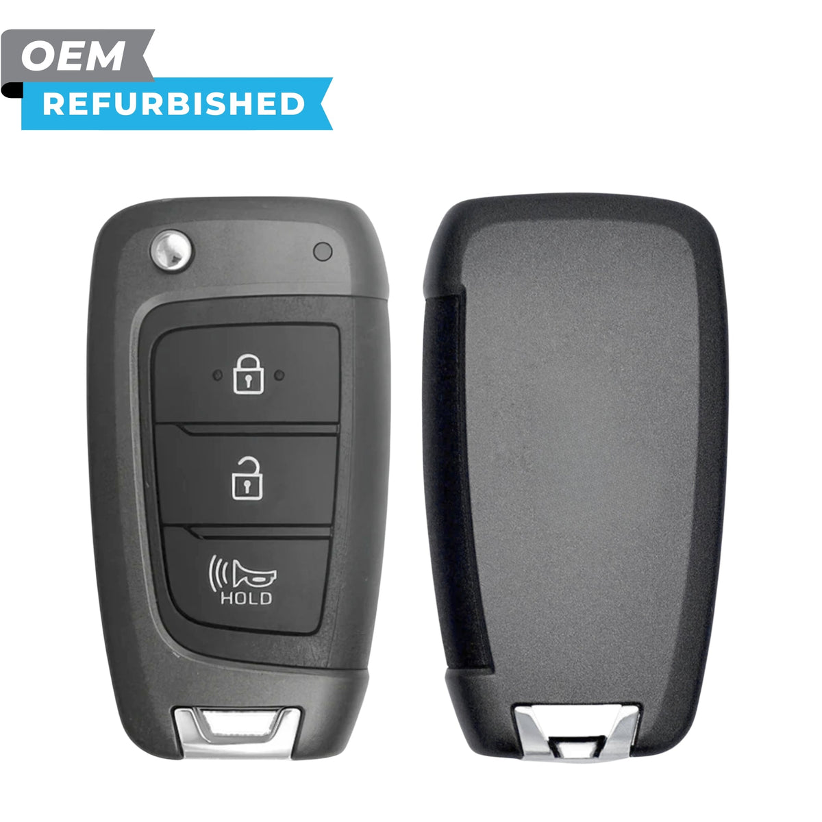 Hyundai Refurbished OEM 2018-2023 Santa Fe Remote Flip Key 3B FCCID: TQ8-RKE-4F41 PN 95430-S2200 - Royal Key Supply