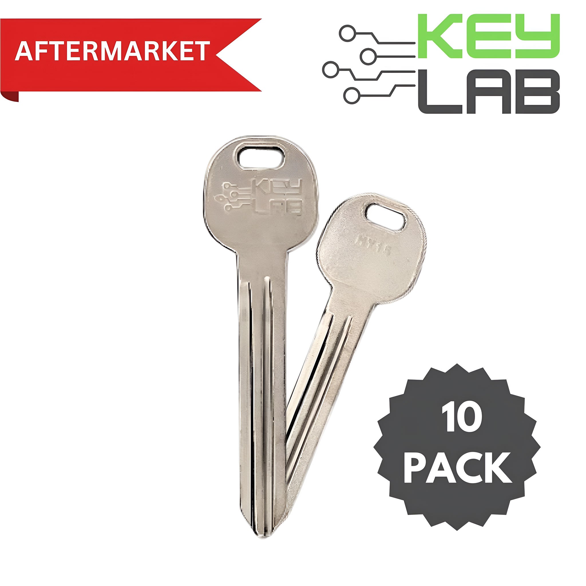 Hyundai/Kia Aftermarket 2006 - 2019 Elantra, Santa Fe, Forte, Metal Test Key HY15 (Pack of 10) - Royal Key Supply