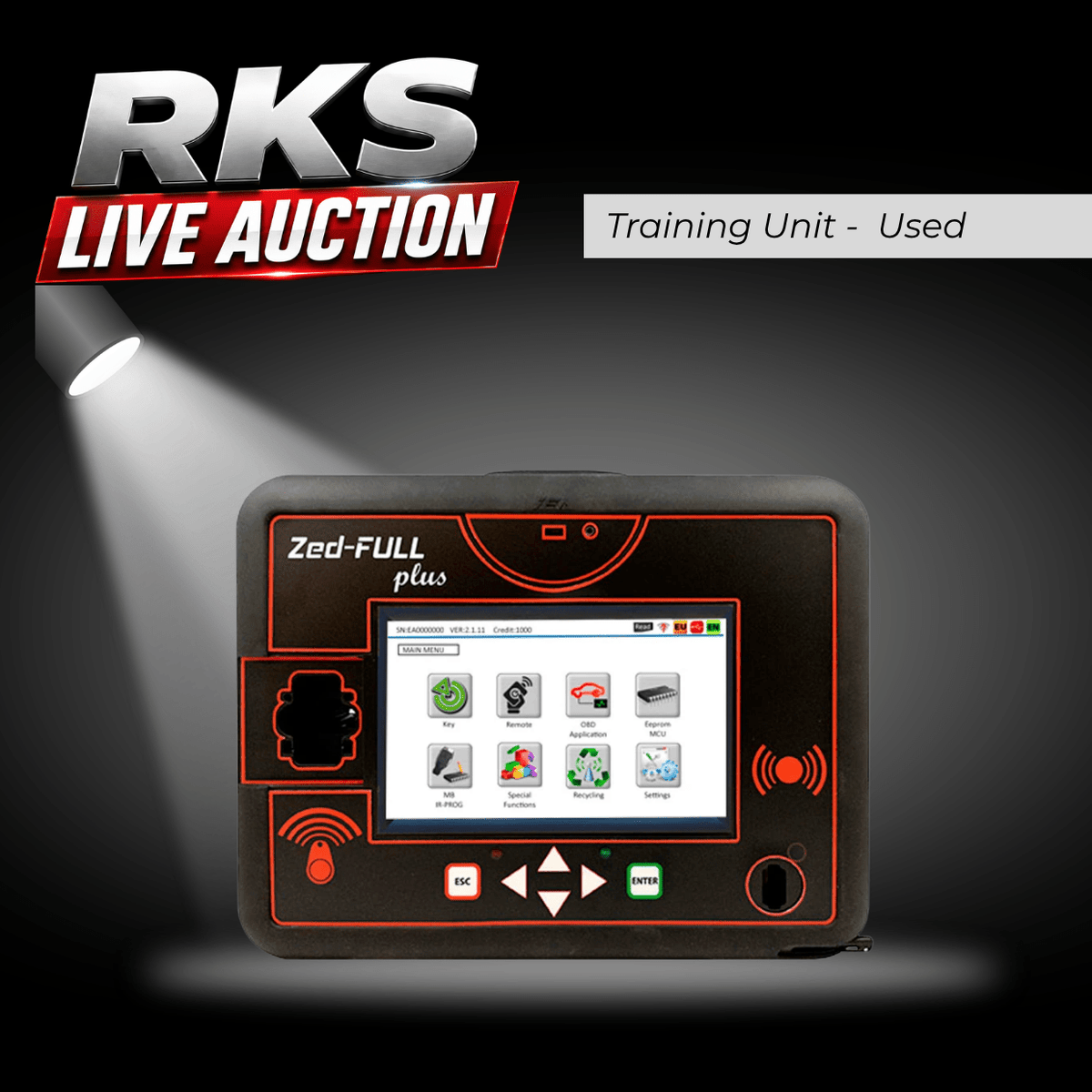 IEA Zed-FULL Plus OBD2 Programmer (RKS Live Auction) - Royal Key Supply