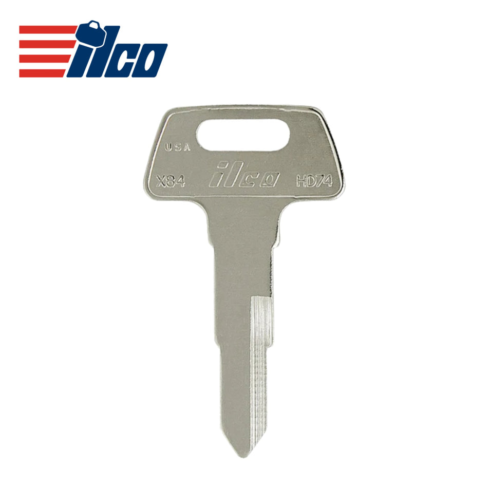 Ilco - Honda Motorcycle Key Blank - 6 Pin (HD74) - Royal Key Supply