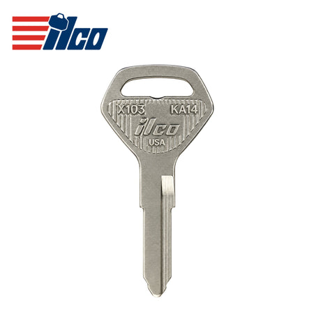 Ilco - Kawasaki Motorcycle / ATV Key Blank (X103/KA14) - Royal Key Supply