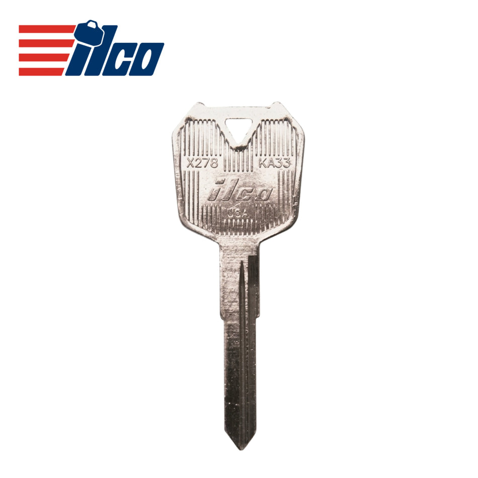 Ilco - Kawasaki Motorcycle Key Blank (X278) - Royal Key Supply