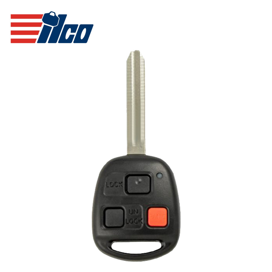 ILCO Look - Alike 1998 - 2022 Toyota Remote Head Key 3B FCCID: HYQ1512V PN: 89070 - 60090 - Royal Key Supply