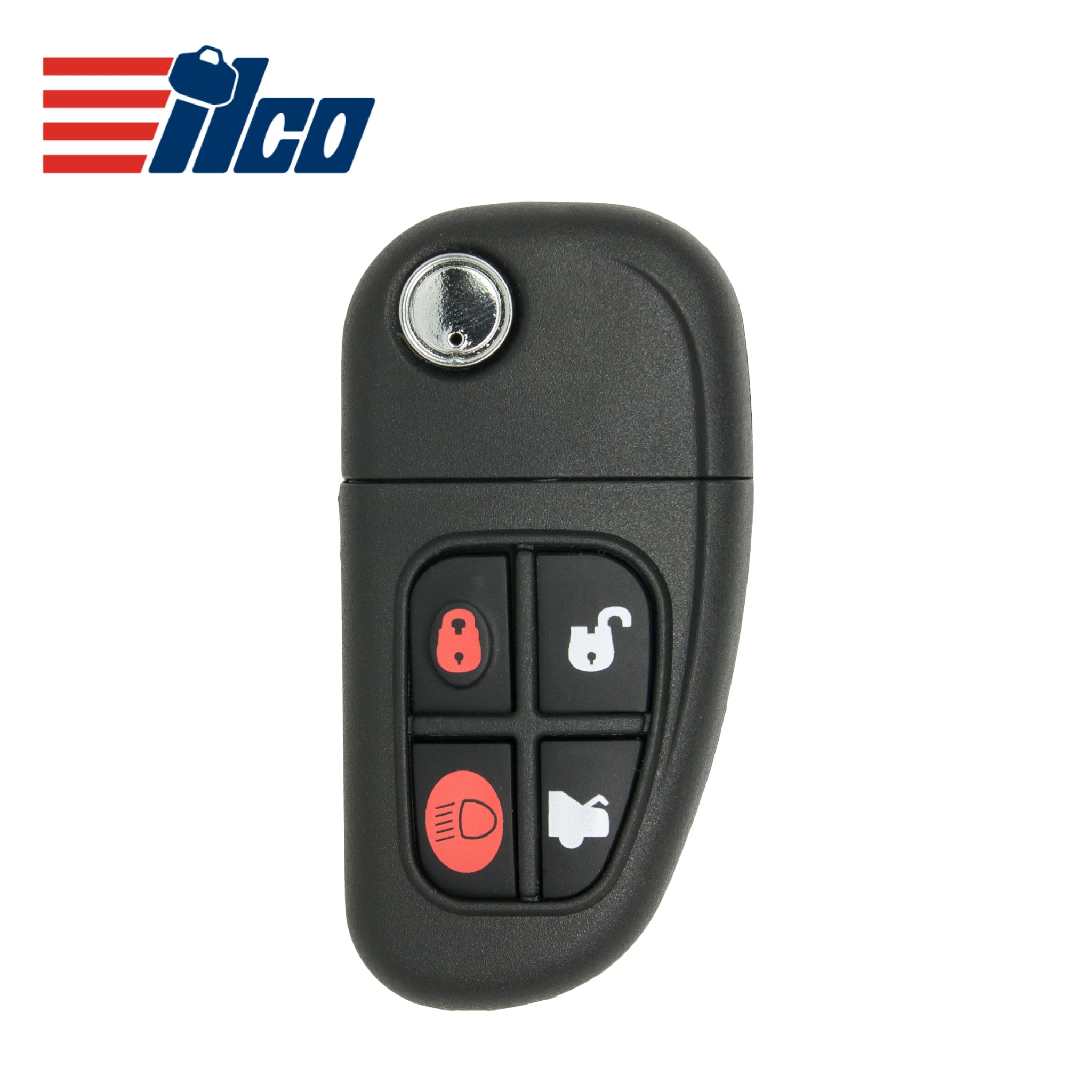 ILCO Look - Alike 2001 - 2008 Jaguar Remote Flip Key 4B FCCID: NHVWB1U241 PN 1X43 - 15K601 - AB - Royal Key Supply