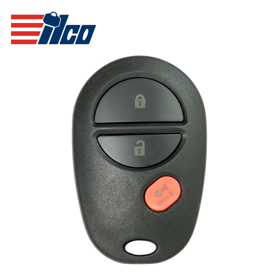 ILCO Look - Alike 2004 - 2017 Toyota Keyless Entry Remote 3B FCCID: GQ43VT20T PN: 89742 - AE010 - Royal Key Supply