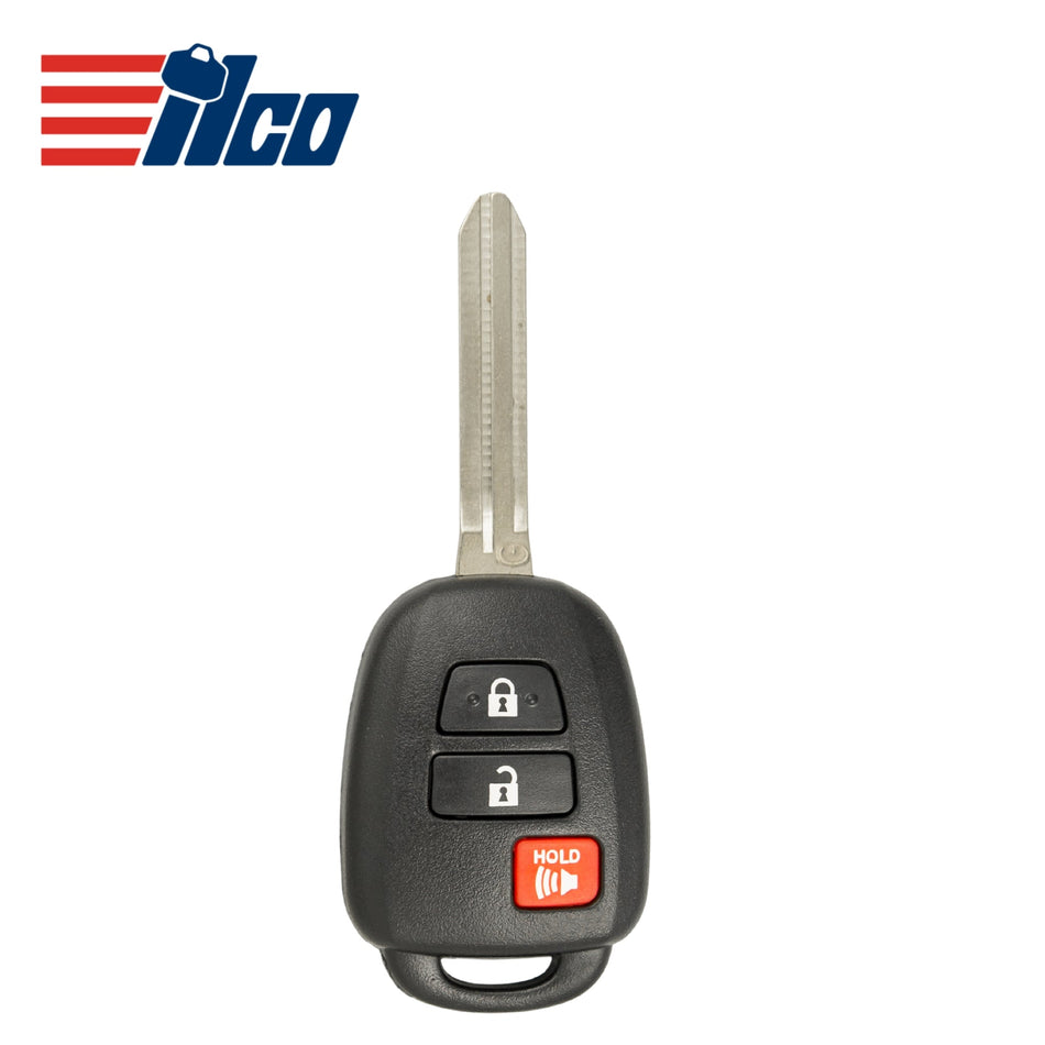 ILCO Look - Alike 2012 - 2016 Toyota Remote Head Key 3B FCCID: HYQ12BDM PN: 89070 - 52F60 - Royal Key Supply